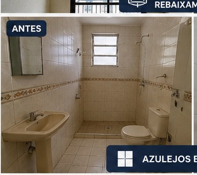 Antes — Azulejos e Banheiros